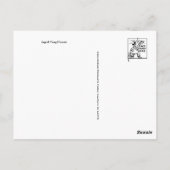 Postkarte für klassische Illustration (Rückseite)