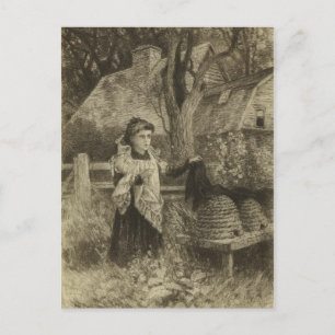 Postkarte für klassische Illustration