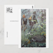 Postkarte für klassische Illustration (Vorne/Hinten)