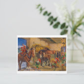 Postkarte für klassische Illustration (Stehend Vorderseite)