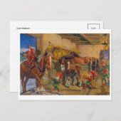 Postkarte für klassische Illustration (Vorne/Hinten)