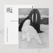 Postkarte für klassische Illustration (Vorne/Hinten)