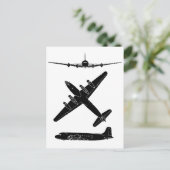 Postkarte für klassische Illustration (Stehend Vorderseite)