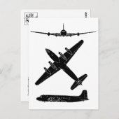 Postkarte für klassische Illustration (Vorne/Hinten)