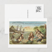 Postkarte für klassische Illustration (Vorne/Hinten)