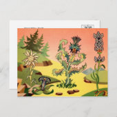 Postkarte für klassische Illustration (Vorne/Hinten)