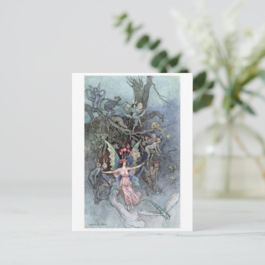 Postkarte für klassische Illustration (Stehend Vorderseite)