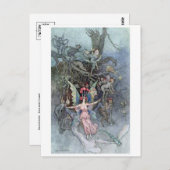 Postkarte für klassische Illustration (Vorne/Hinten)