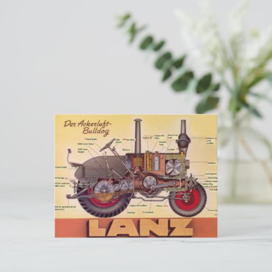 Postkarte für klassische Illustration (Stehend Vorderseite)