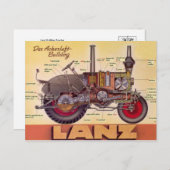 Postkarte für klassische Illustration (Vorne/Hinten)