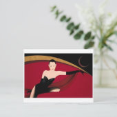 Postkarte für klassische Illustration (Stehend Vorderseite)