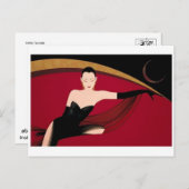 Postkarte für klassische Illustration (Vorne/Hinten)