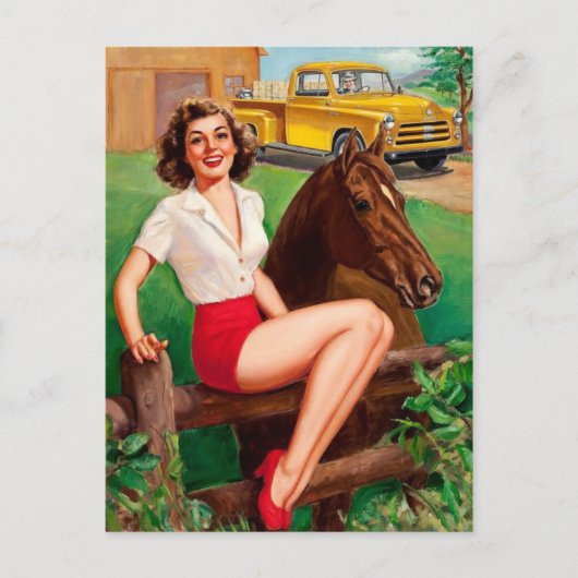 Postkarte für klassische Illustration (Vorderseite)