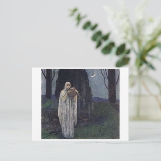 Postkarte für klassische Illustration (Stehend Vorderseite)