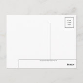 Postkarte für klassische Illustration (Rückseite)