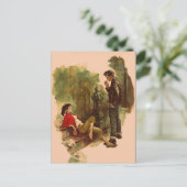 Postkarte für klassische Illustration (Stehend Vorderseite)