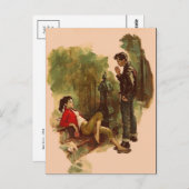 Postkarte für klassische Illustration (Vorne/Hinten)