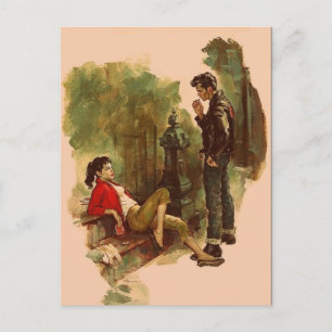 Postkarte für klassische Illustration