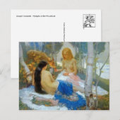 Postkarte für klassische Malerei (Vorne/Hinten)