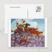 Postkarte für klassische Malerei (Vorne/Hinten)