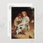 Postkarte für klassische Malerei (Vorne/Hinten)