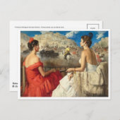 Postkarte für klassische Malerei (Vorne/Hinten)