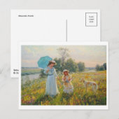 Postkarte für klassische Malerei (Vorne/Hinten)