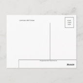 Postkarte für klassische Malerei (Rückseite)