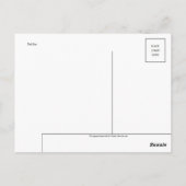 Postkarte für klassisches Foto (Rückseite)