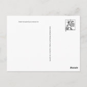Postkarte für klassisches Foto (Rückseite)