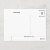 Postkarte für klassisches Foto (Rückseite)
