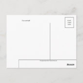 Postkarte für klassisches Foto (Rückseite)