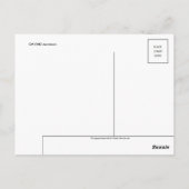 Postkarte für klassisches Foto (Rückseite)