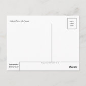 Postkarte für klassisches Foto (Rückseite)