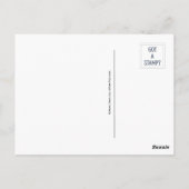 Postkarte für koreanischen Jindo (Rückseite)