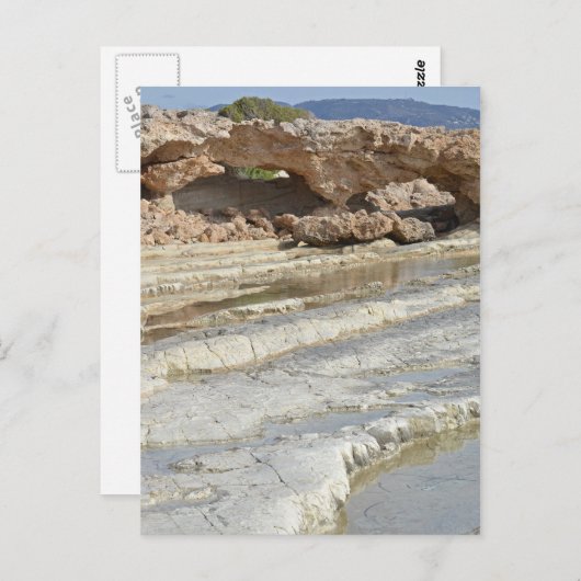 Postkarte für Küstengeologie (Vorne/Hinten)