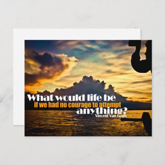 Postkarte für Leben und Mut (Vorne/Hinten)