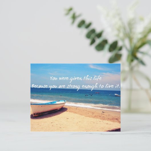 Postkarte für Lebenskostenvoranschlag (Stehend Vorderseite)