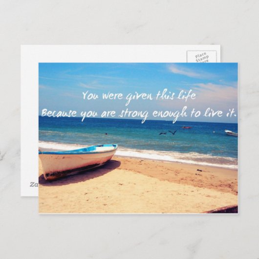 Postkarte für Lebenskostenvoranschlag (Vorne/Hinten)