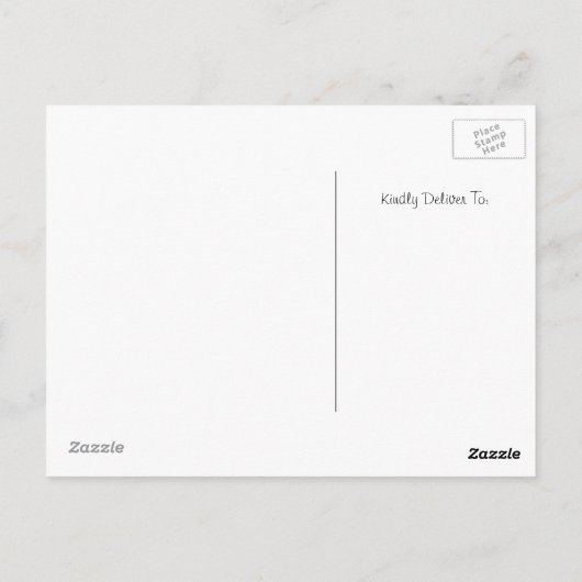 Postkarte für Lebenskostenvoranschlag (Rückseite)