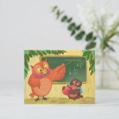 Postkarte für Lehrer (Stehend Vorderseite)