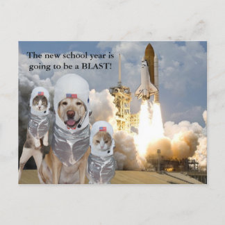Postkarte für Lehrer für das neue Schuljahr