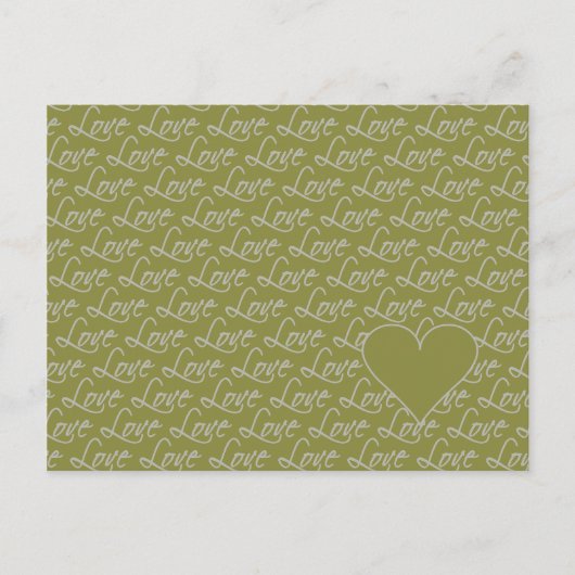Postkarte für Liebe, anpassen (Vorderseite)