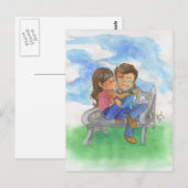 Postkarte für Liebhaber (Vorne/Hinten)