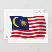 Postkarte für Malaysia (Vorne/Hinten)