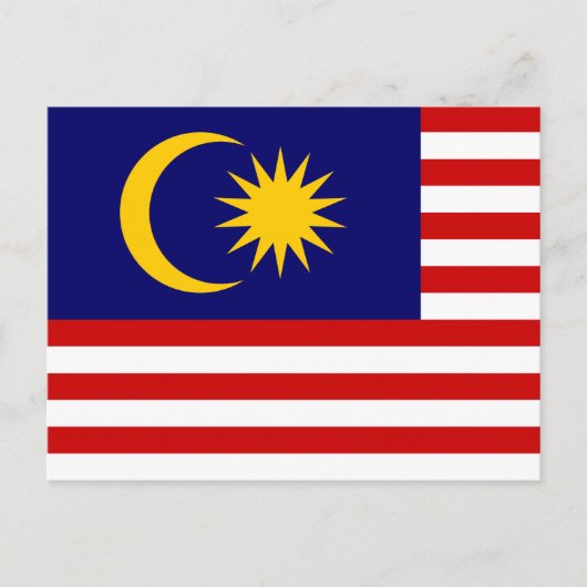 Postkarte für Malaysia (Vorderseite)