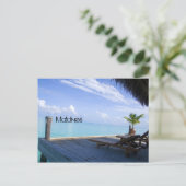 Postkarte für Malediven (Stehend Vorderseite)