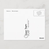 Postkarte für Mantarochen - 02 (Rückseite)