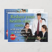 Postkarte für Marketing (Vorne/Hinten)