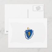 Postkarte für Massachusetts (Vorne/Hinten)